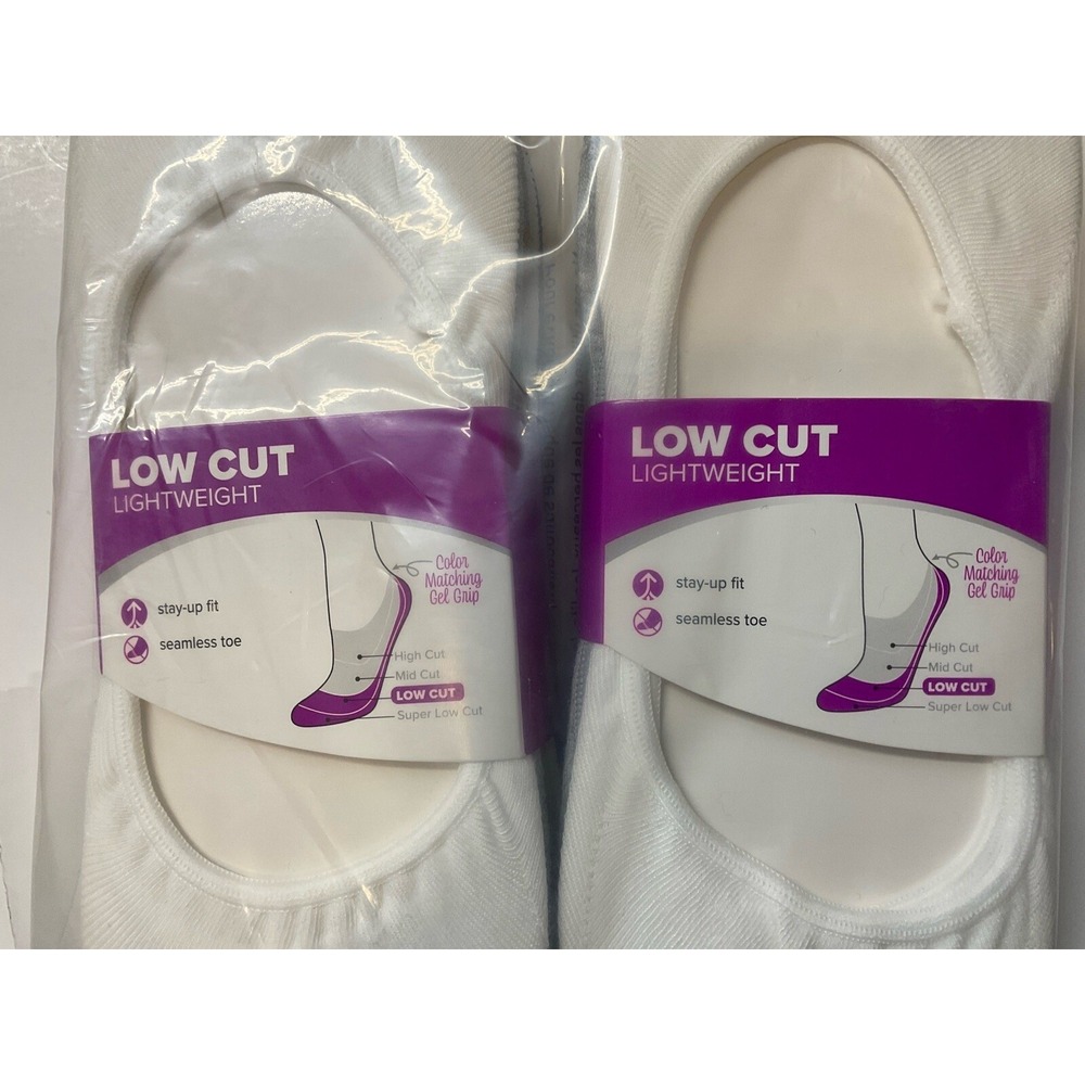 NIP Lot 12 Pairs Peds Low Cut Lightweight No Show Liner Socks Multi Color 8-12 - Picture 3 of 5